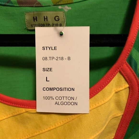 H.H.G. Mixed Pattern Sleeveless Cotton Shift Lrg. - Picture 3 of 8
